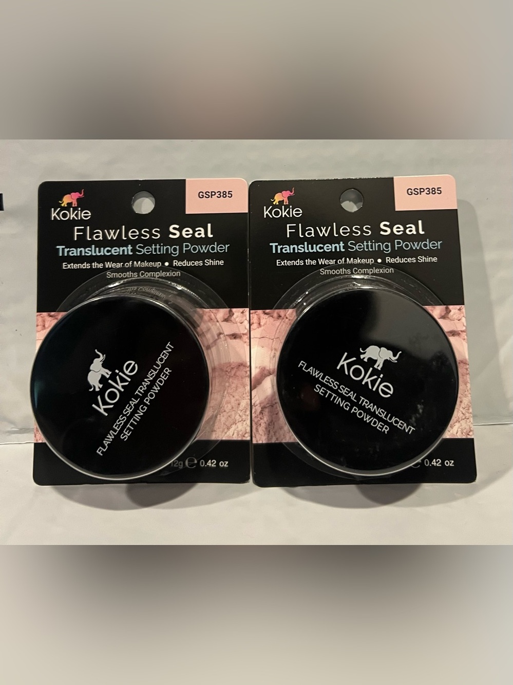 Kokie Flawless Seal Translucent Setting Powder - Set of 2.